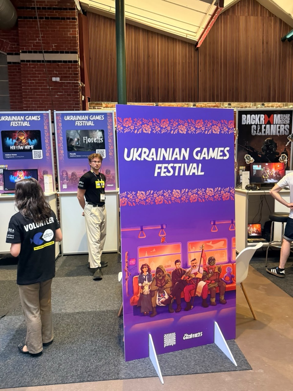 Фото шоукейсу Ukrainian Games Festival на Nordic Game 2026