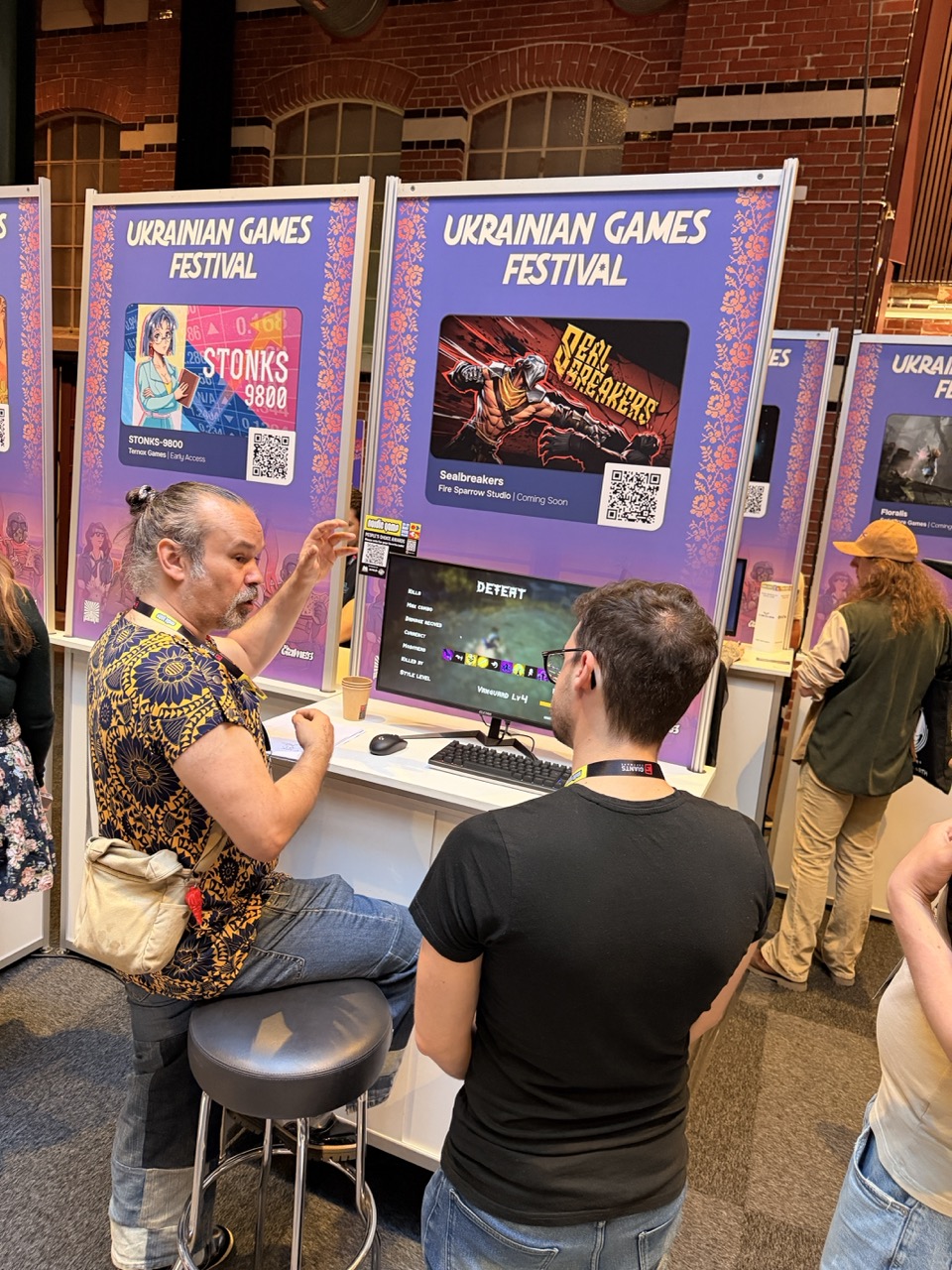 Фото шоукейсу Ukrainian Games Festival на Nordic Game 2026