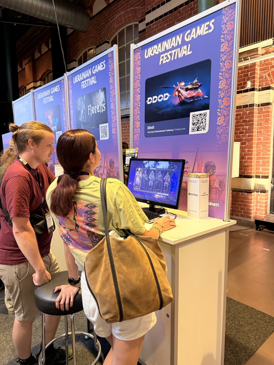 Фото шоукейсу Ukrainian Games Festival на Nordic Game 2026